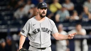 Yankees star’s wife fumes at umpire after controversial Astros series