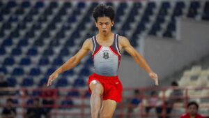 Teen gymnast Naufal Takdir Al Bari dead after severe neck injury