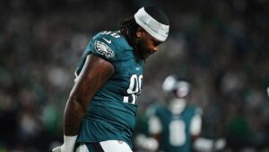 Eagles’ Jalen Carter speaks on spitting incident